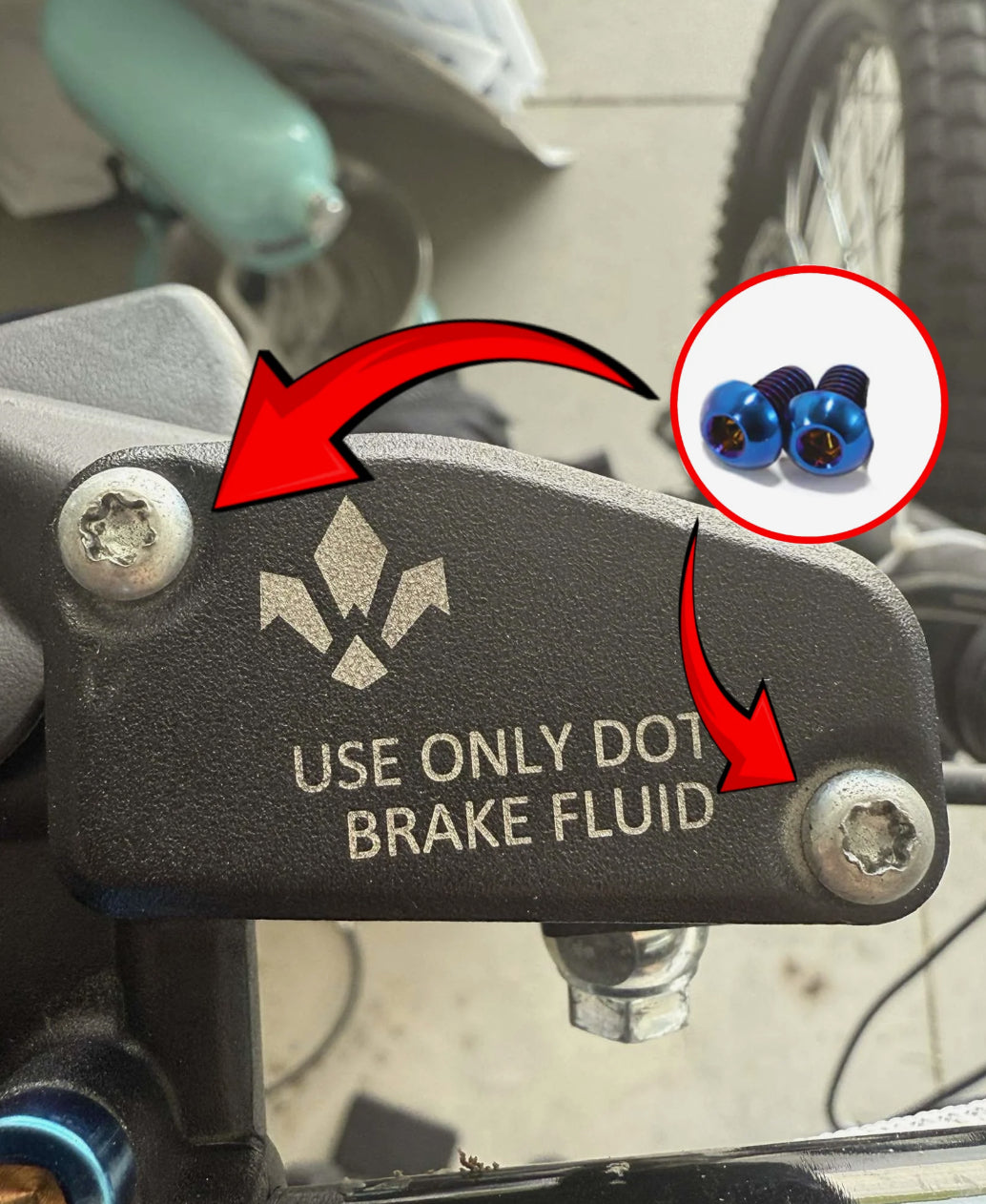 Formula Titanium Resivour Bolts